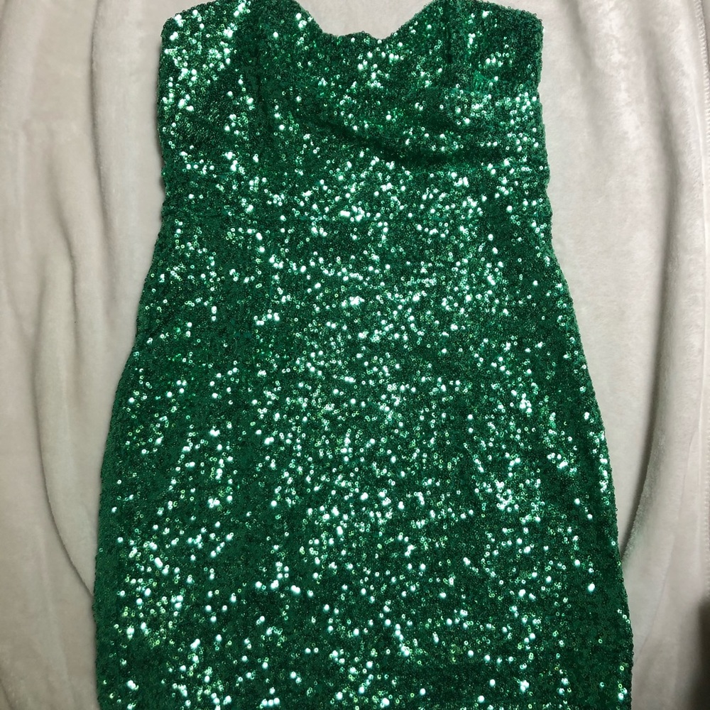 ASOS Green Sequin dress